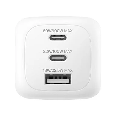 Belkin BOOST Charge 100W USB-C Ladegert 2xUSB-C/1xA WCH016hqWH