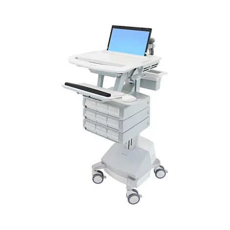ERGOTRON StyleView Laptop-Wagen SLA-Antrieb 9 Schublade EU