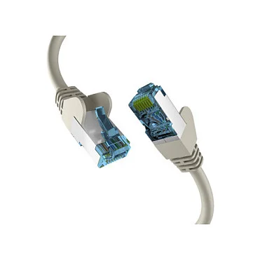EFB RJ45 Patchkabel mit Cat7 Rohkabel 50.00m grau