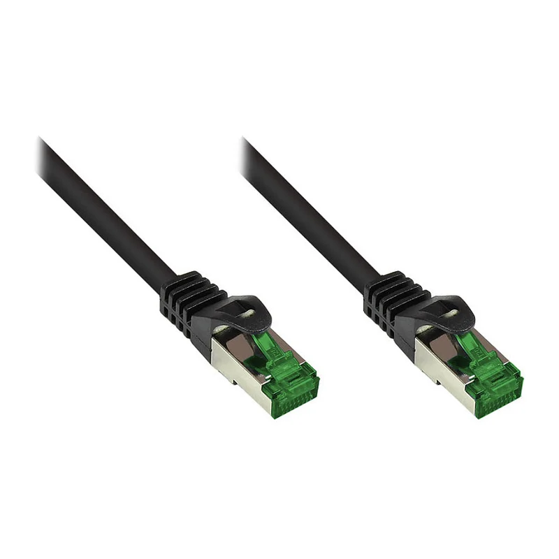 Good Connections Cat.6A Patchkabel Outdoor HF schwarz 10m