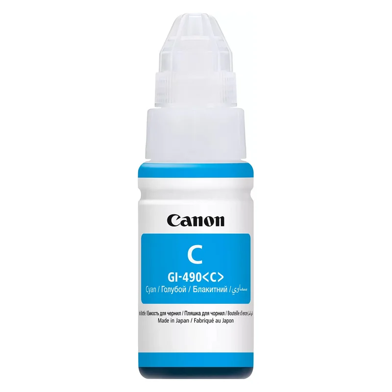 CANON INK GI-490 cyan Tinte Flasche