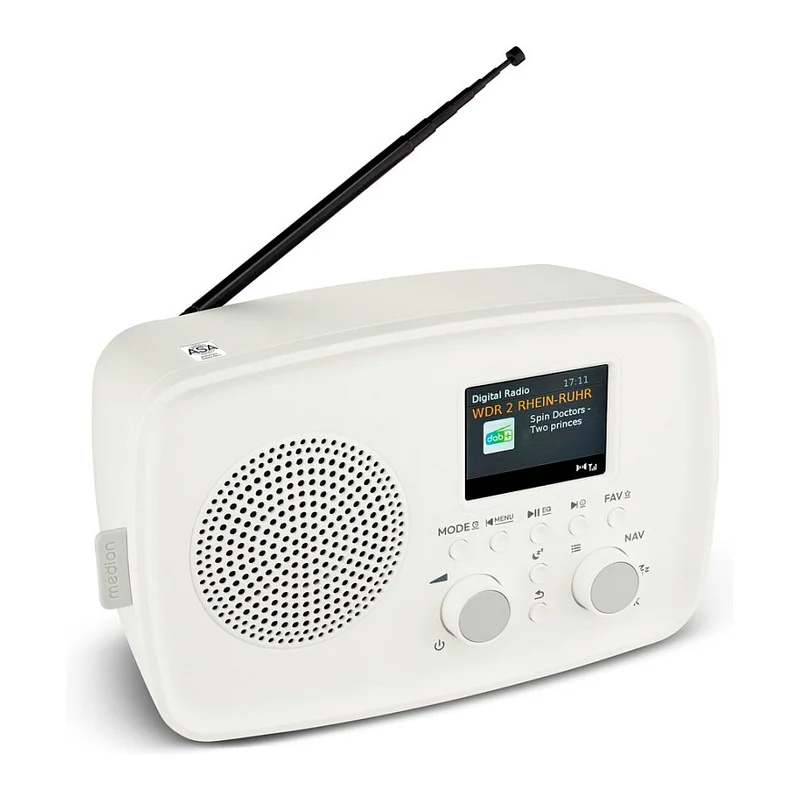 Medion LIFE DAB+ Radio DRE-1 weiß