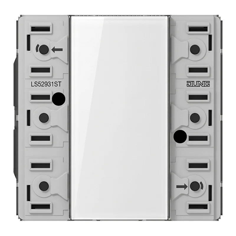 Jung LS 52931 ST KNX Tastsensor-Modul Universal, 3fach, F50, Serie LS