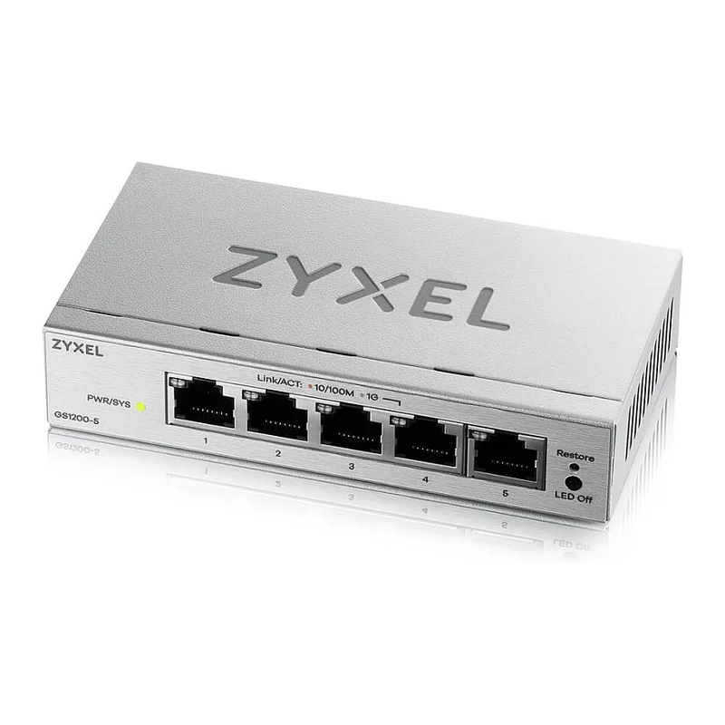Zyxel GS1200-5V3 5 Port Smart Managed Gb Switch