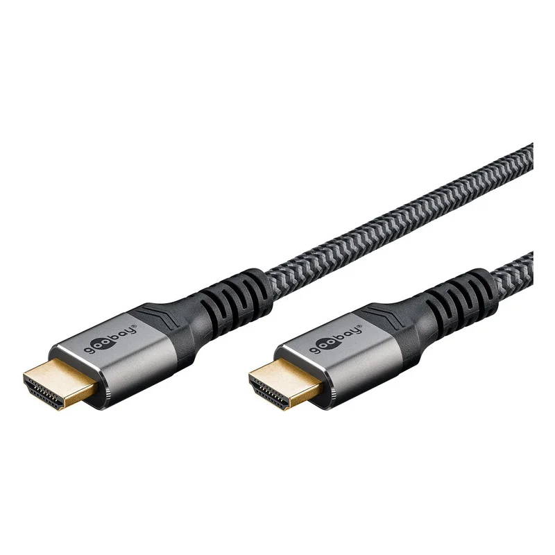 Goobay Plus Ultra High-Speed HDMI-Kabel, 8K @ 60Hz (grau, 5 Meter)