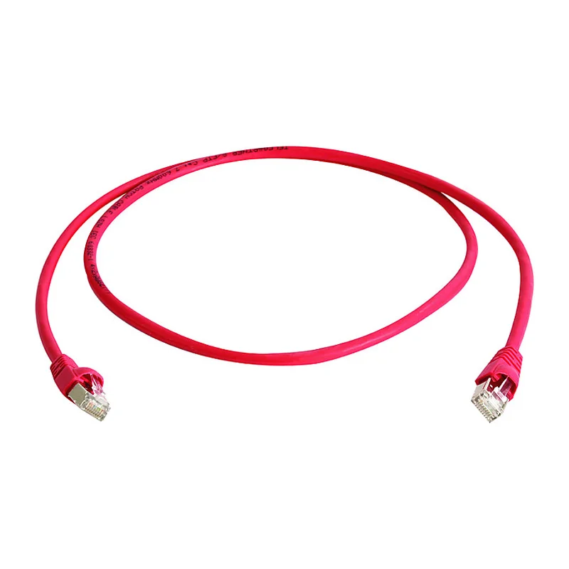 Telegärtner Patchkabel S/FTP Cat.6A MP8FS500 LSZH rot 7,5m
