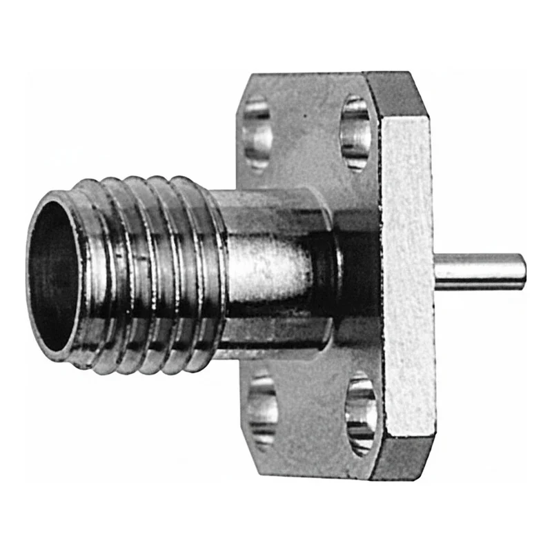 TEGA 100024709 SMA-Einbaubuchse Au m.Flansch