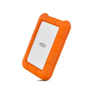 STICK LACIE RUGGED 2TB USB-C USB3.0 Drop- crush- and rain-resistant for all-terrain use orange