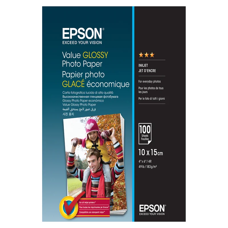 Epson Fotopapier glnzend C13S400039 (10x15cm-100 Blatt)