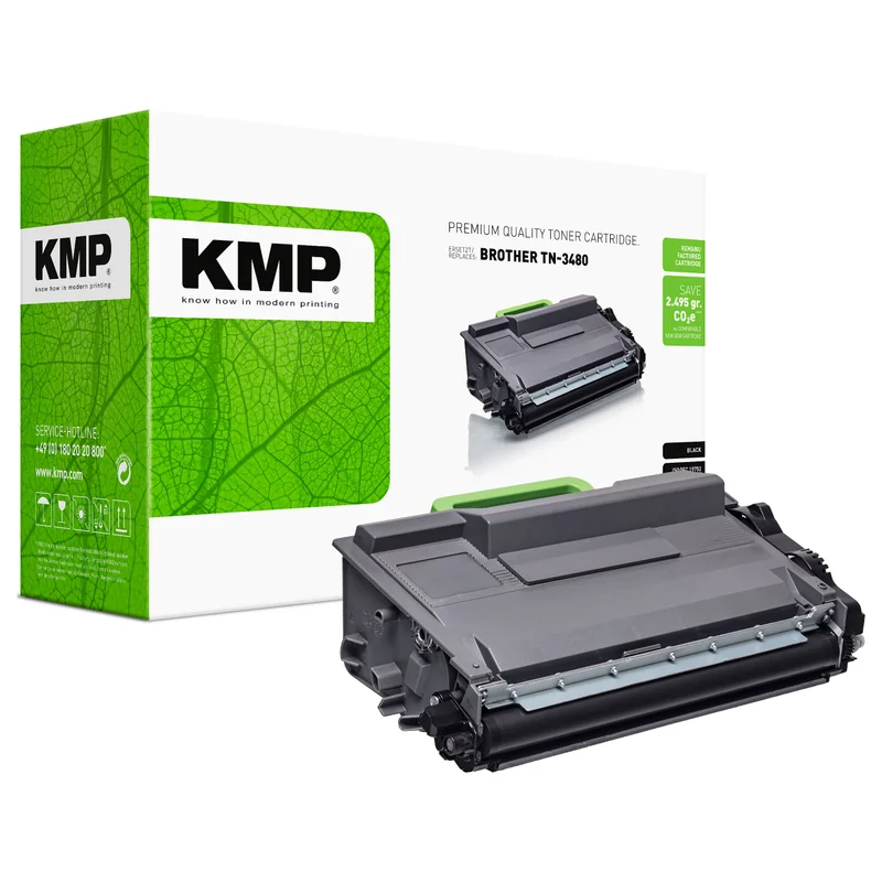 KMP 1263,0000 black ersetzt Brother TN3480