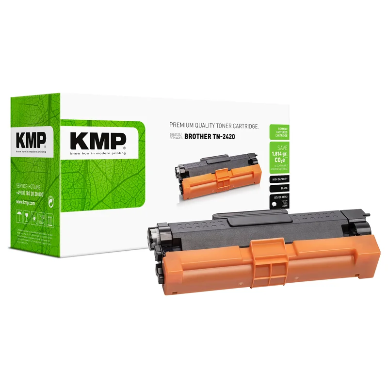 KMP 1267,3000 black ersetzt Brother TN2420