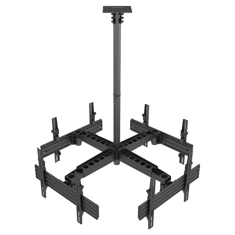 Equip Deckenhalterung 32"-65"/4TFT 30Kg Quad-Screen sw lite Retail (Speditionsversand)