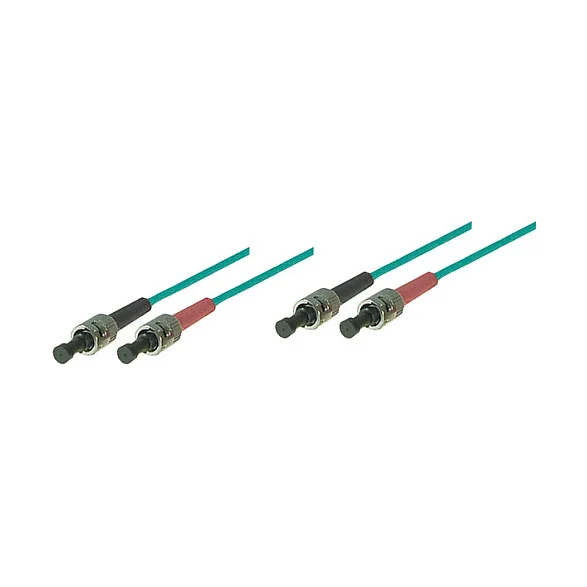 Patchkabel LWL Duplex OM3 (Multimode, 50/125) ST/ST, LSZH, 5m, Good Connections®