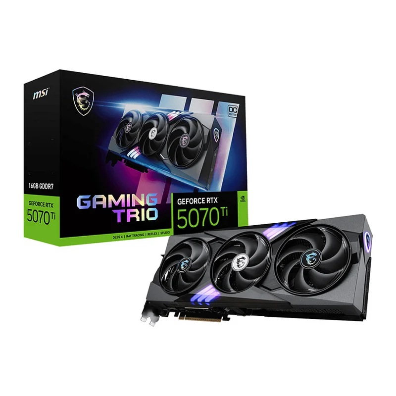 RTX 5070 TI 16GB MSI Gaming Trio OC 16GB GDDR7 3 Fan