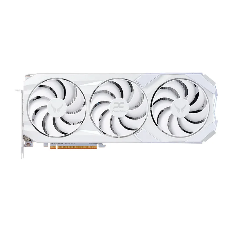 RX 9070 XT 16GB PowerColor Radeon Red Devil Spectral GDDR6 3 Fan white
