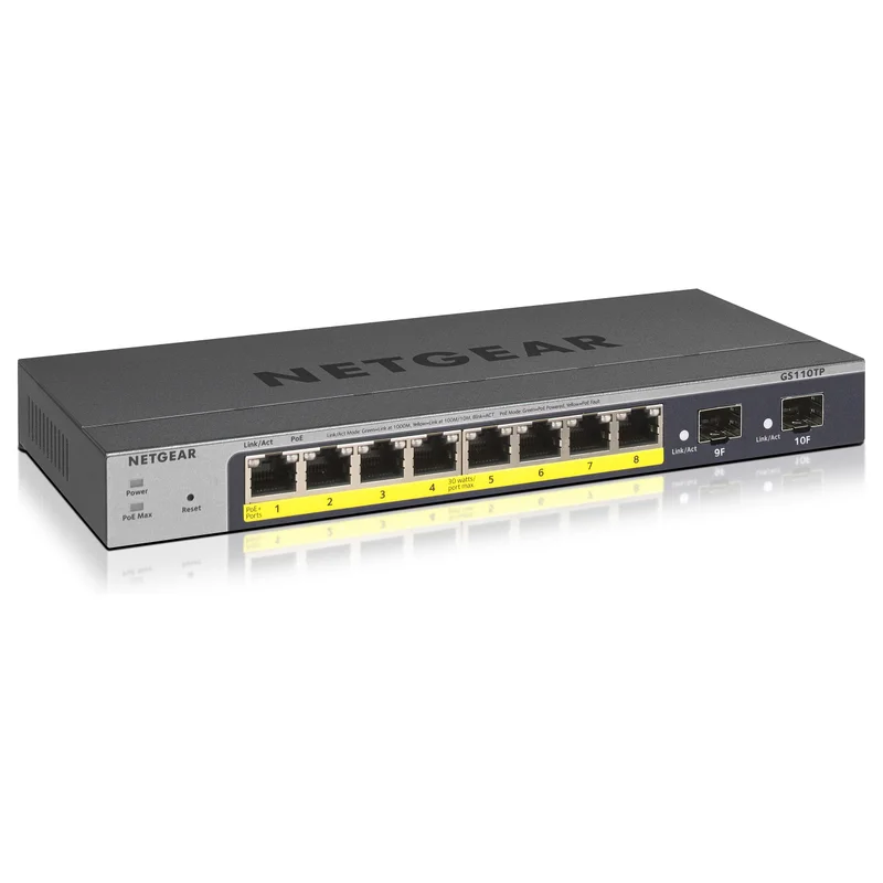 NETGEAR Switch 8x GE GS110TP-300EUS POE