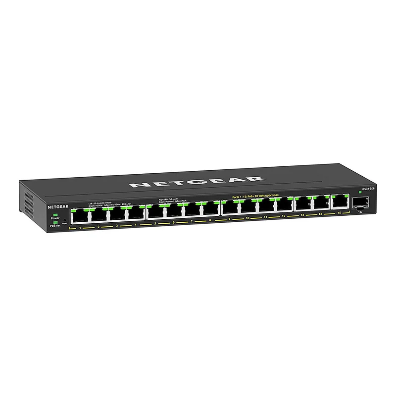 16-PORT POE+ GIGABIT SWITCH