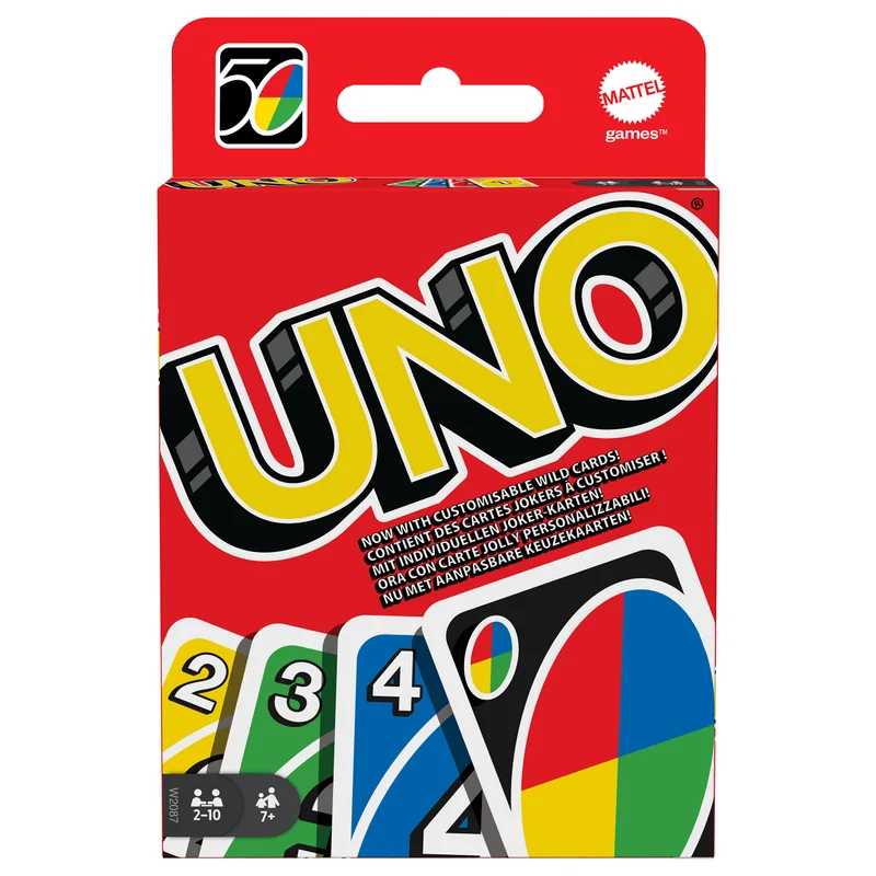 UNO Mattel Kartenspiel Klassik 2-10 Spieler 7+