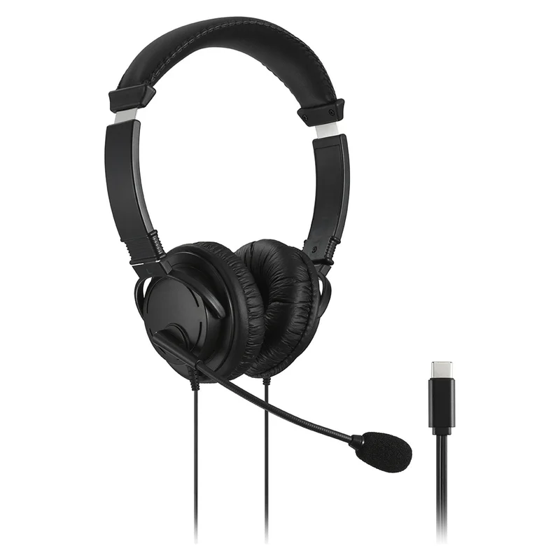 Kensington Headset Hi-Fi mit Mikrofon. USB-C schwarz
