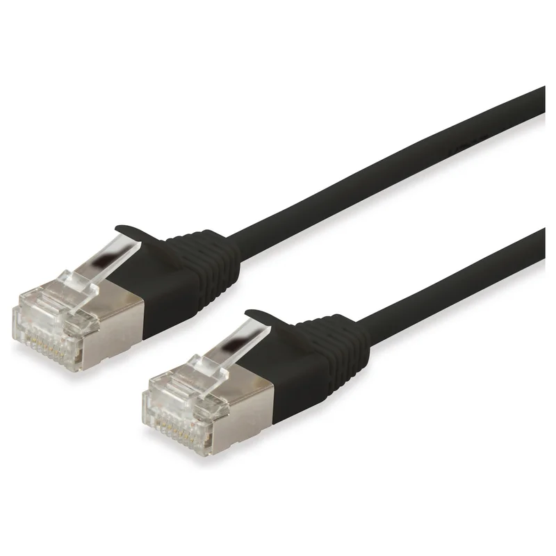 Equip Patchkabel Cat6A F/FTP 2xRJ45 3.00m sw Slim LSZH Polybeutel