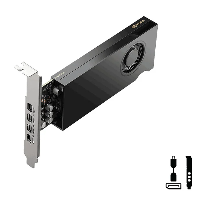 PNY Quadro RTX 2000E ADA 16GB GDDR6 4xmDP
