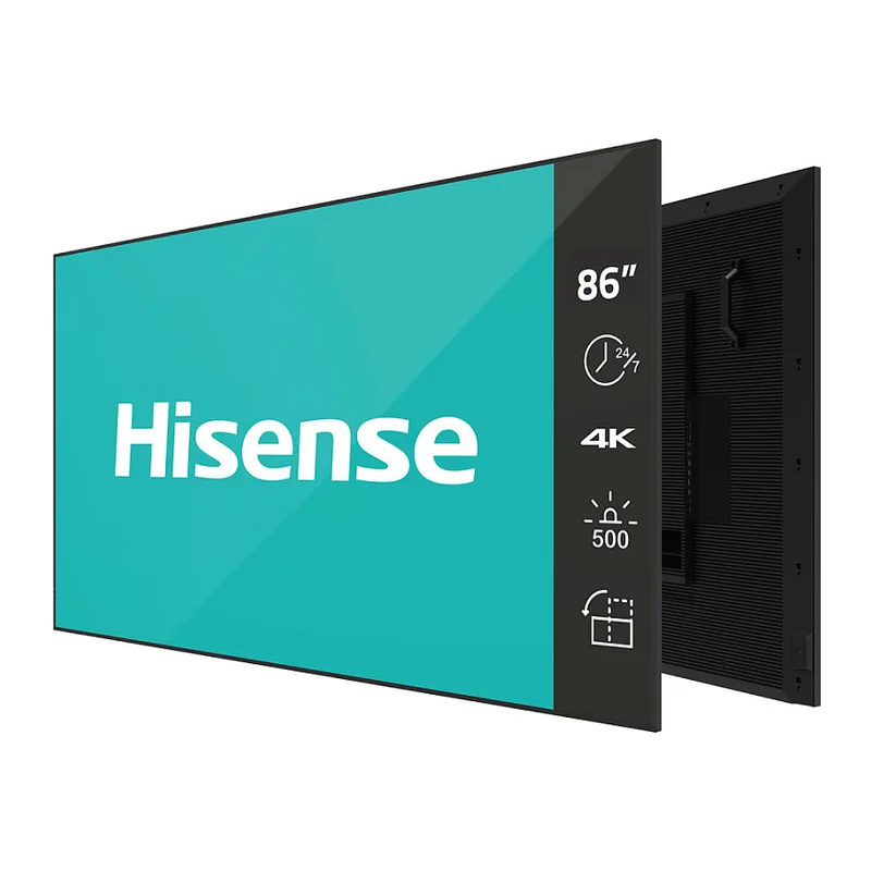 Hisense 86 Zoll 4K UHD IPS Digital Signage Display - 24/7 Operation
