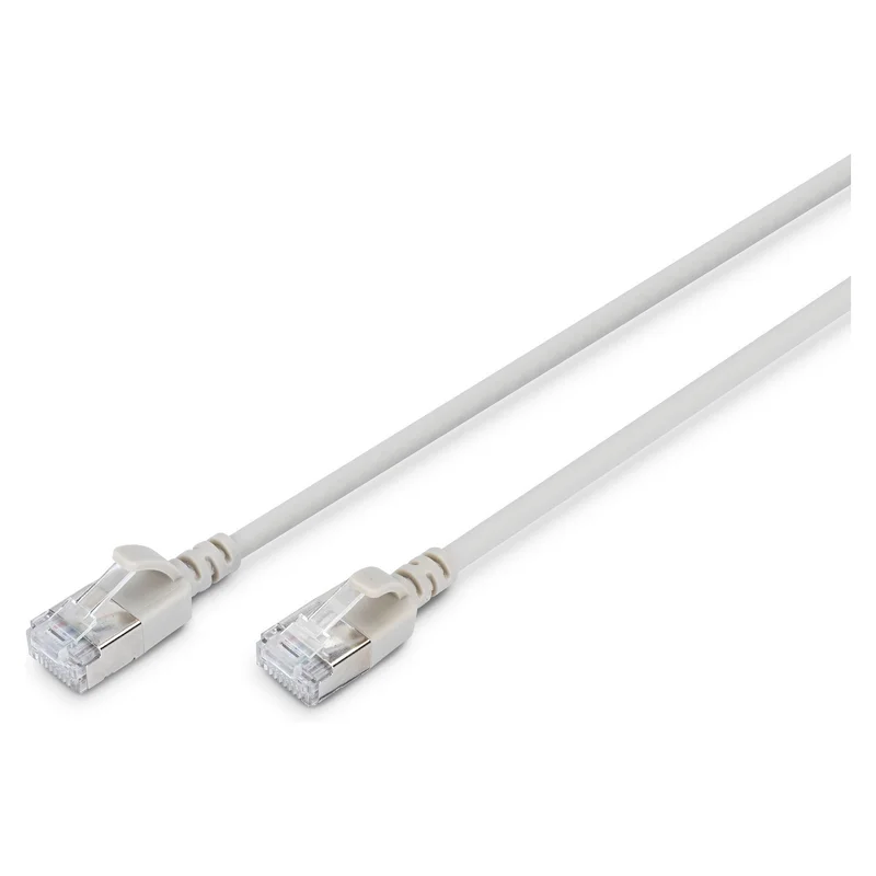 DIGITUS Patchkabel CAT 6A F/FTP Slim 0,30m grau