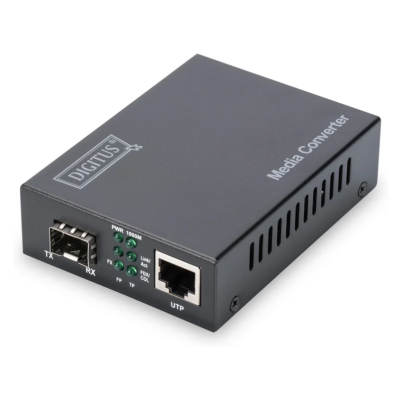DIGITUS Medienkonverter Gigabit Ethernet RJ45/SFP