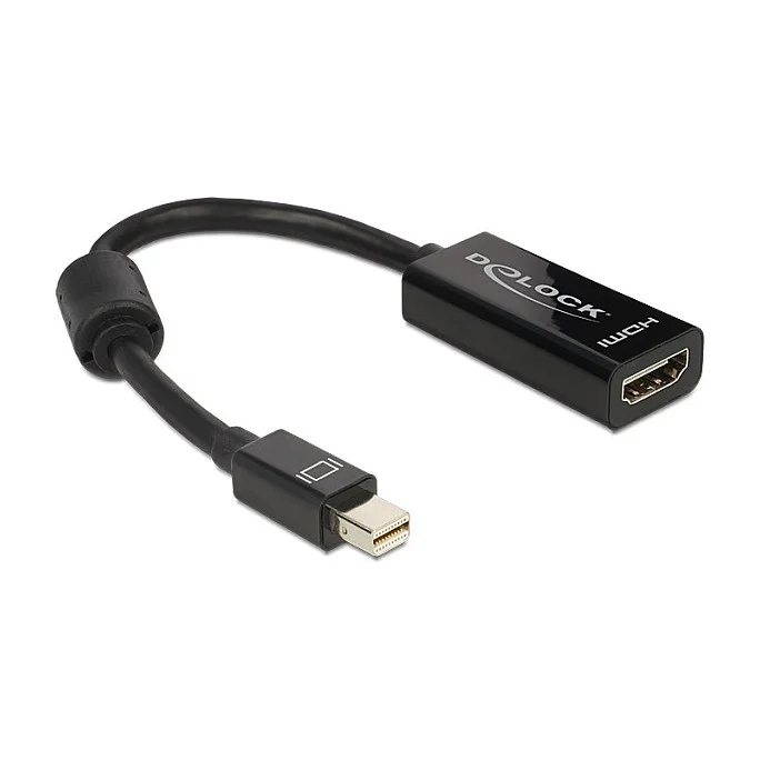 Adapter mini DisplayPort 1.1 Stecker > HDMI Buchse Passiv schwarz