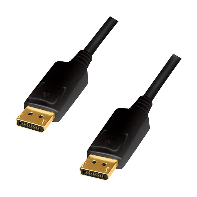 Logilink DisplayPort-Kabel.DP/M zu DP/M.4K/60Hz.CCS.Black 1m