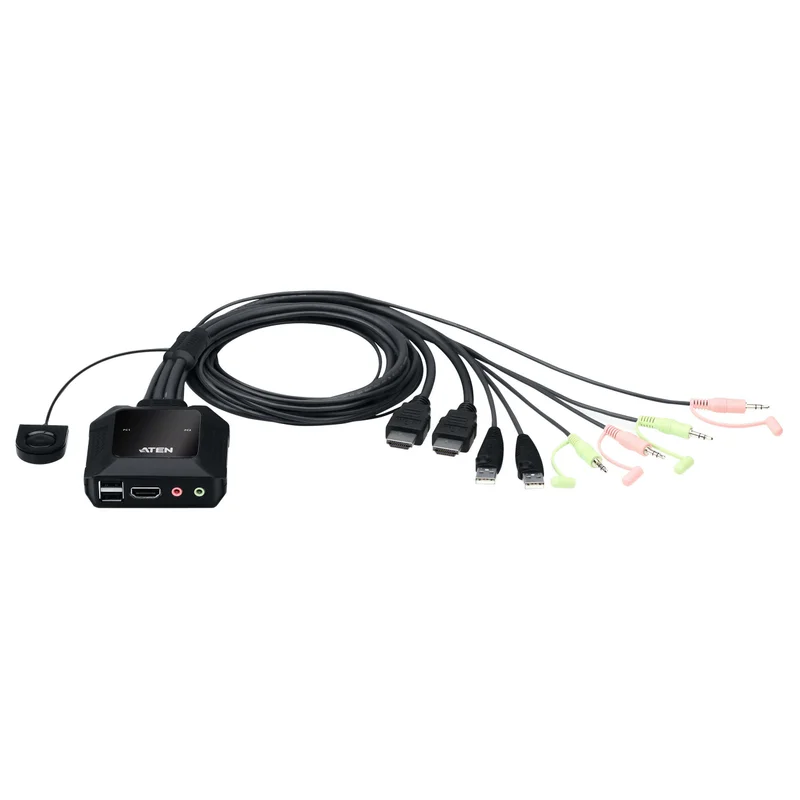 ATEN CS22H 2-Port USB 4K HDMI KVM Switch