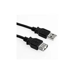 Kabel USB 2.0 Verlängerung 3.0m schwarz
