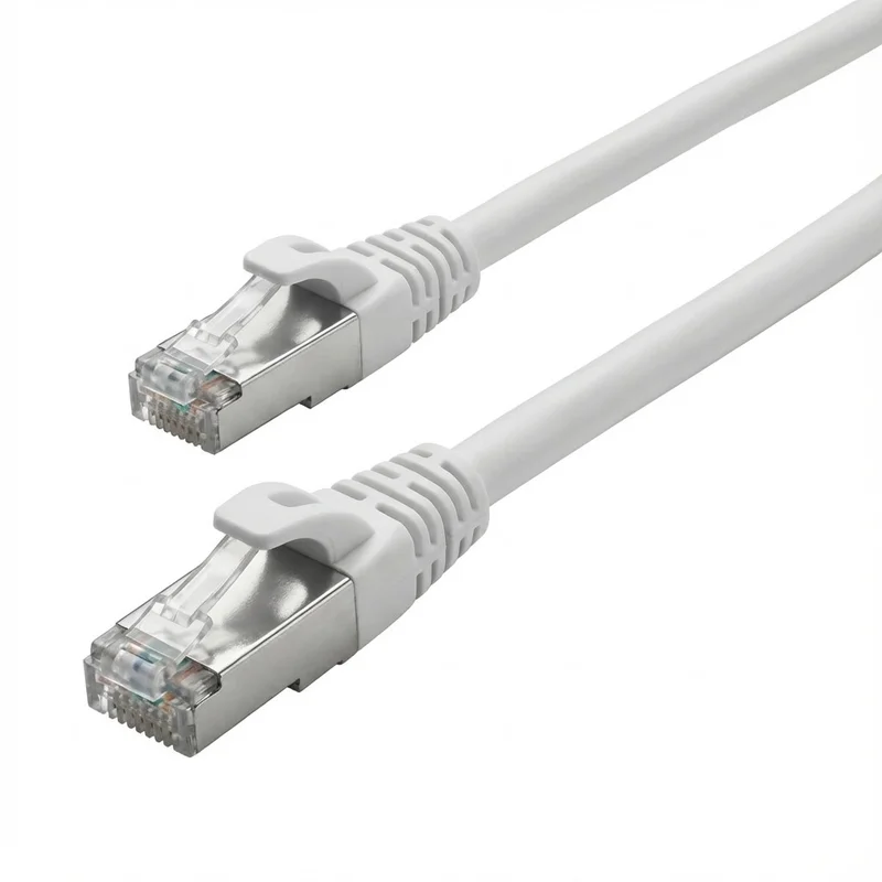 Sharkoon Patchkabel SFTP. RJ-45. mit Cat.7a Rohkabel (wei. 10 Meter)