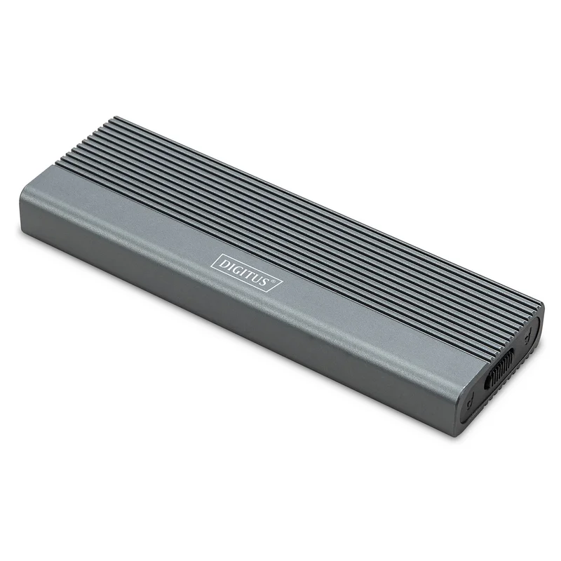 DIGITUS Gehäuse USB 3.1 Gen2 SSD M2 SATAIII Alu