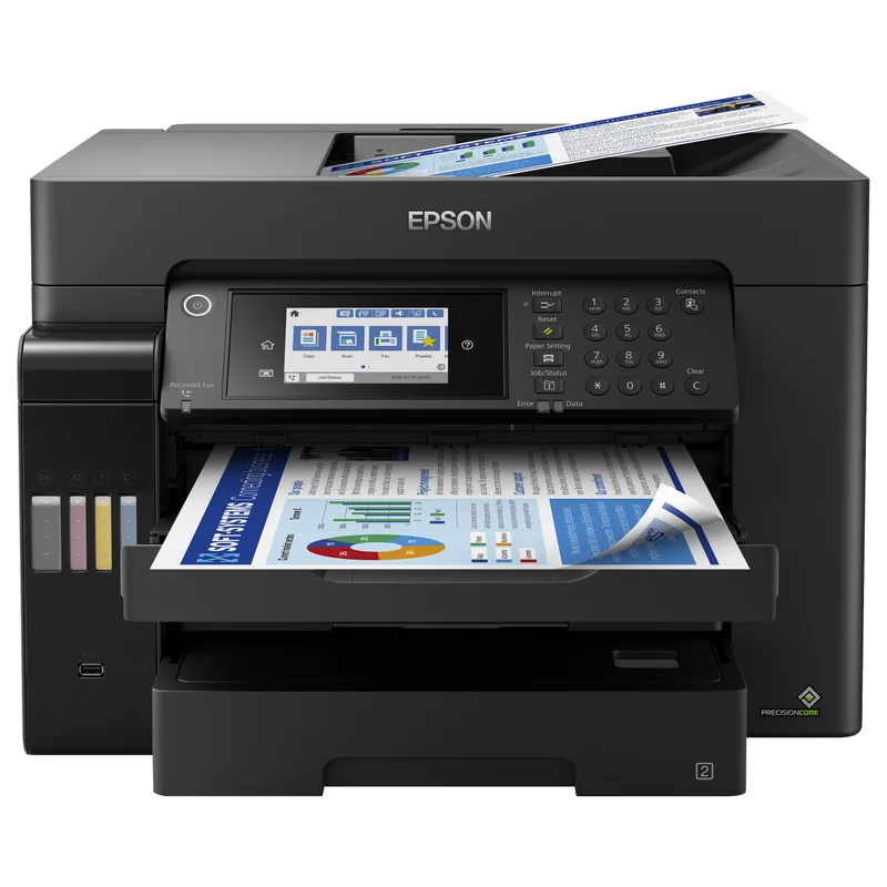 EPSON EcoTank ET-16655 MFP colour inkjet ITS A3 25ppm Print 550sheets USB LAN Wi-Fi Black