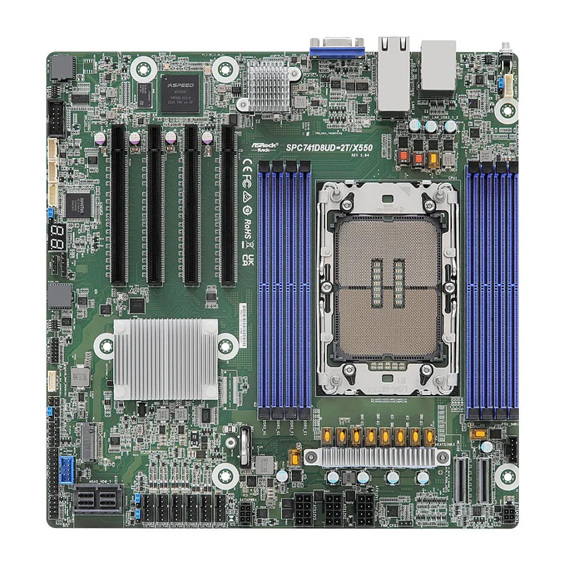 ASRock Mainboard SPC741D8UD-2T/X550 micro-ATX Sockel 4677 Single