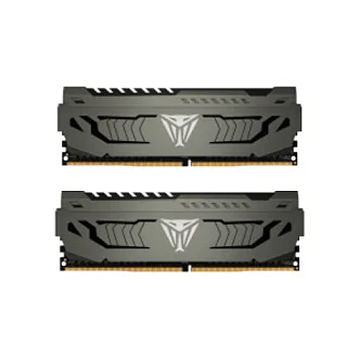 32 GB Patriot DIMM 3200 (2x 16 GB) Dual-Kit (grau, PVS432G320C6K, Viper Steel, INTEL XMP)