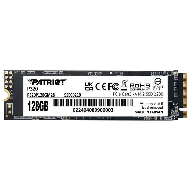 Patriot 128GB M.2 P320 PCIe 3.0 NVME 1600/1000 PE995