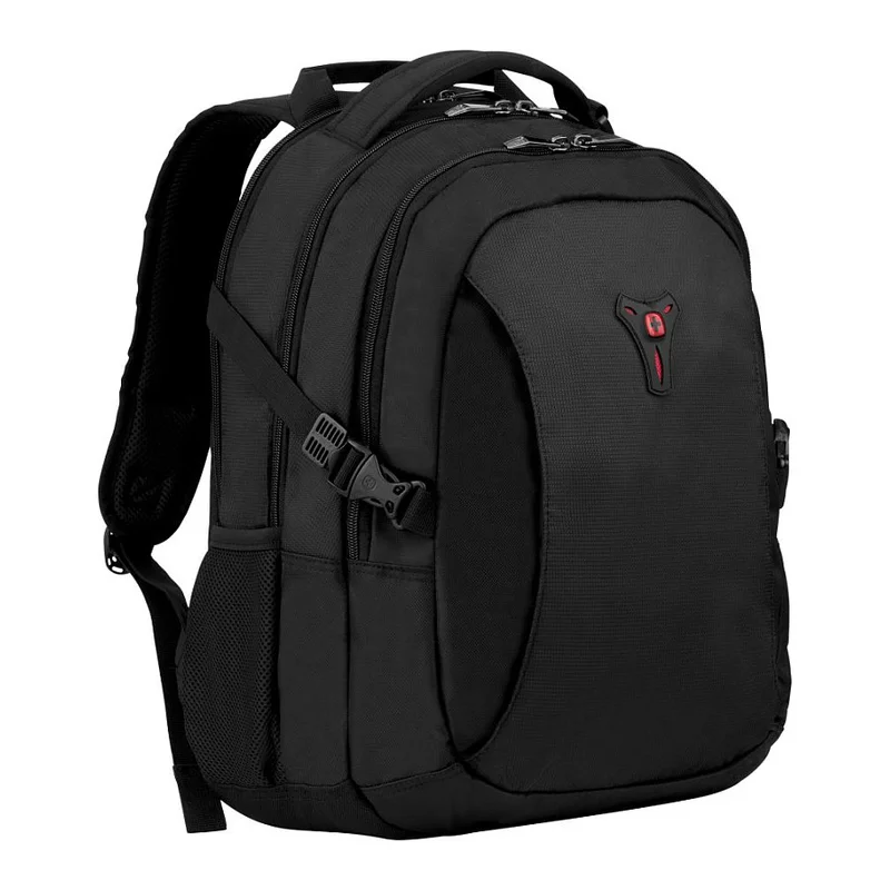 WENGER Sidebar Notebook Rucksack fuer 35,8 bis 39,6cm 14,1 bis 15,6Zoll Tablet Laptop 2 seitliche Taschen schwarz