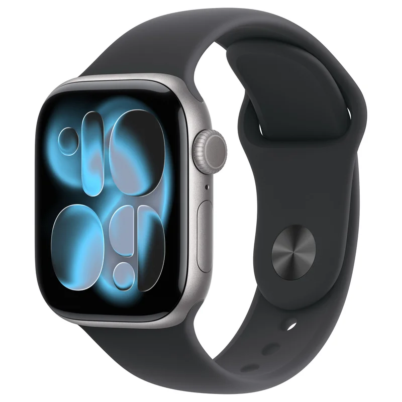 Apple Watch S11 Aluminium Cellular 42mm Space Grau (Sportarmband schwarz) S/M