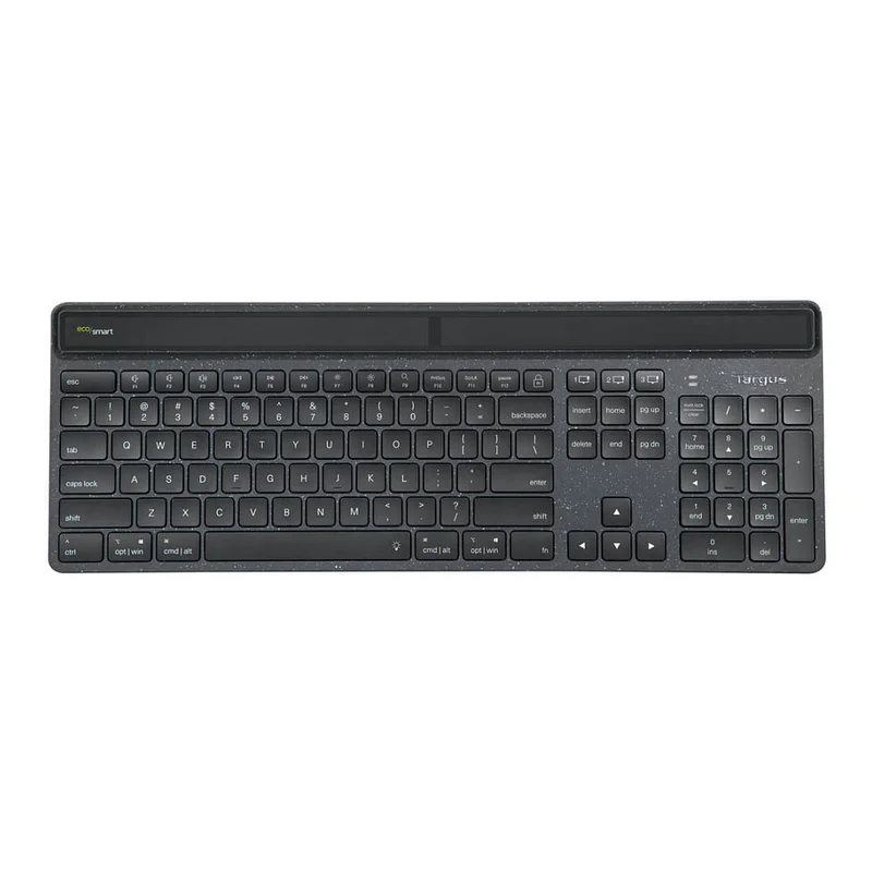TARGUS EcoSmart antimicrobial hintergrundbeleuchtet - kabellos - Bluetooth 5.0 - QWERTY - Nordisch