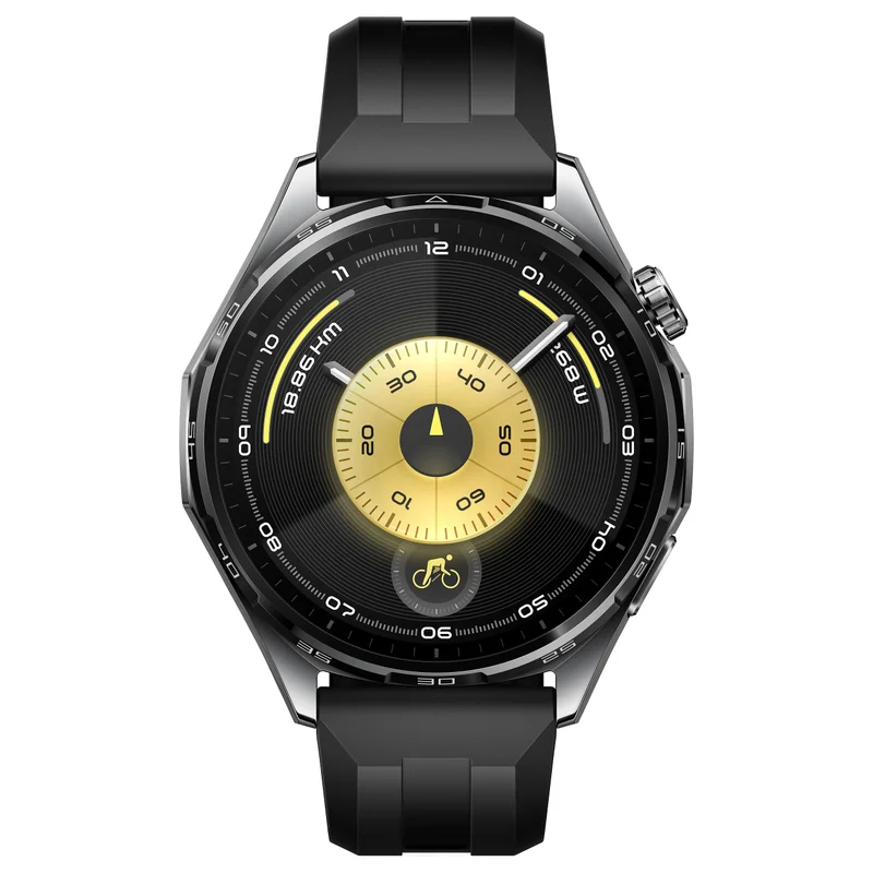 Huawei WATCH GT6 46mm (Atum-B19F),Black Fluoroelastomer Strap