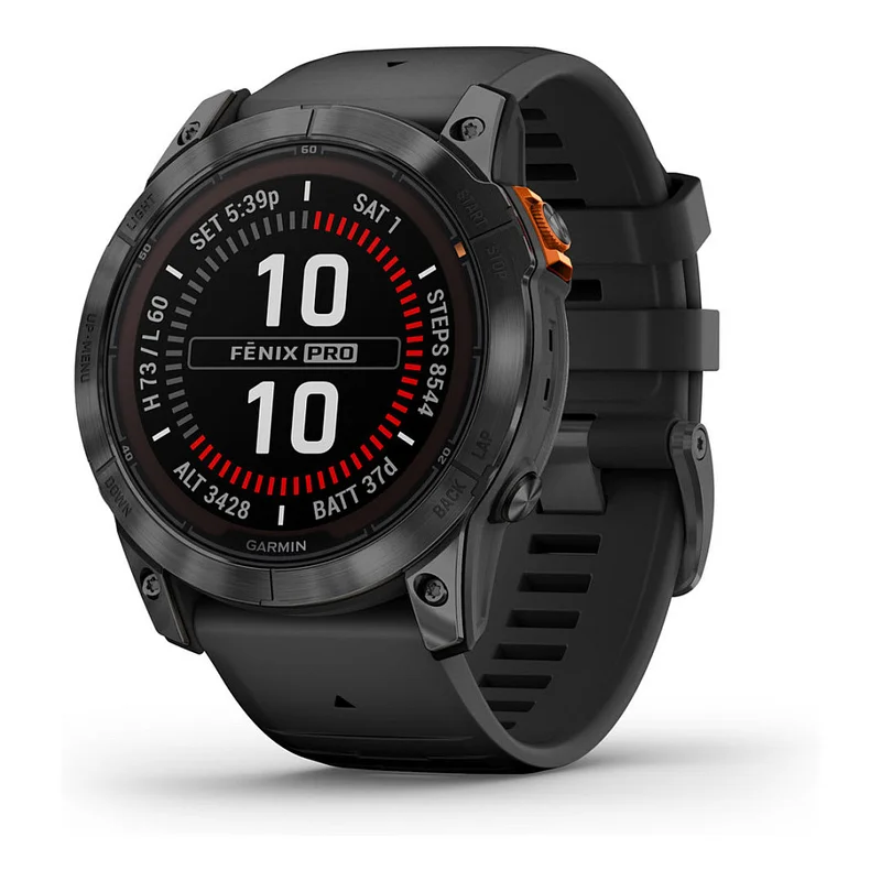 Garmin Fenix 7X Pro Solar (26mm) schwarz/schiefergr