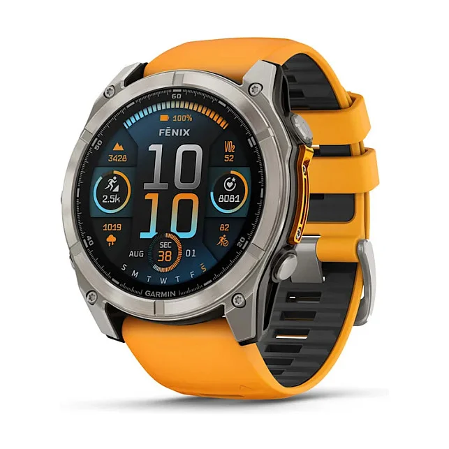 Garmin Fenix 8 Amoled Sapphire GPS 51mm - Graphit/Titanium Titan