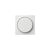 GIRA - System 55 - Abdeckung mit Knopf für Drehdimmer *reinweiss seidenmatt*