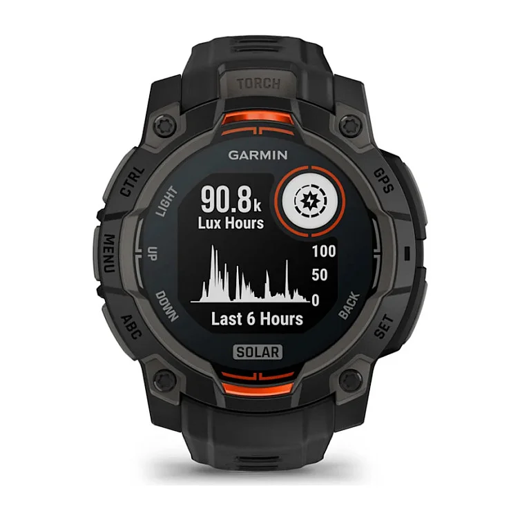 Garmin Instinct 3 Solar 45mm black/orange