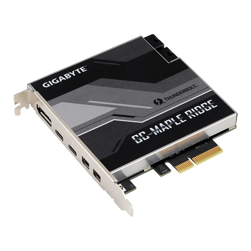 GIGABYTE Intel Thunderbolt 4 Certified add-in card 1xDP 2xMini DP 2xThunderbolt