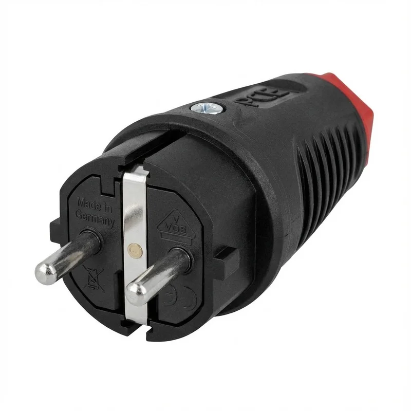 ABL Expert Schuko-Stecker 100000043 (TPE) schwarz sv IP44 3x2,5 (100000043)