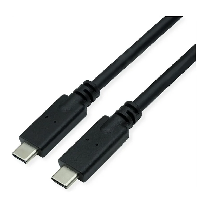 ROLINE USB 3.2 Gen 2 kompatibles Kabel C-C ST/ST 10Gbit/s Emark 85W schwarz 7m