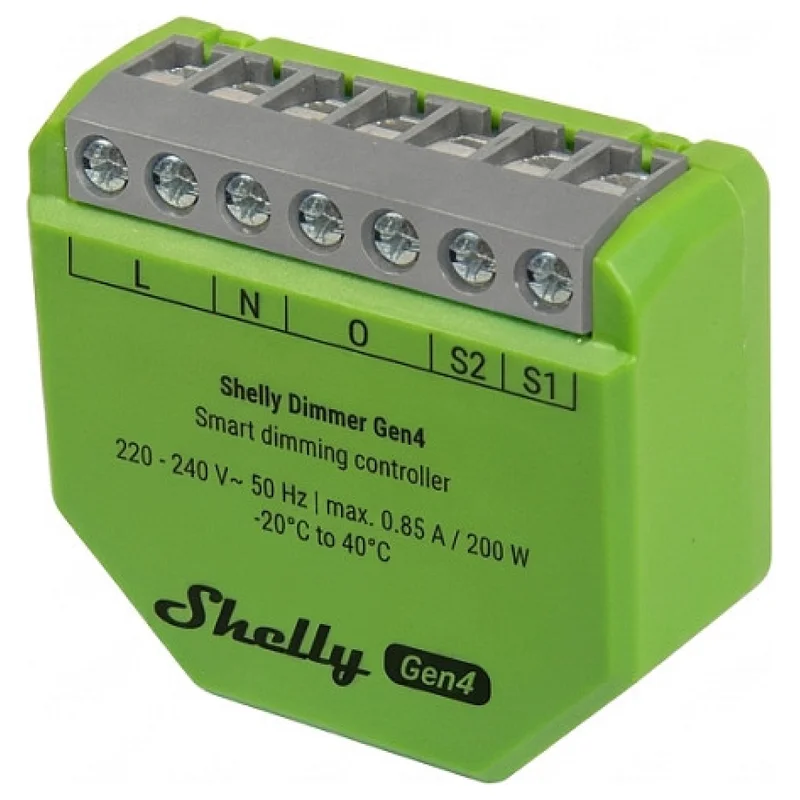Shelly Unterputz Dimmer Gen4 Relais LED Lichtcontroller Messfunktion WLAN
